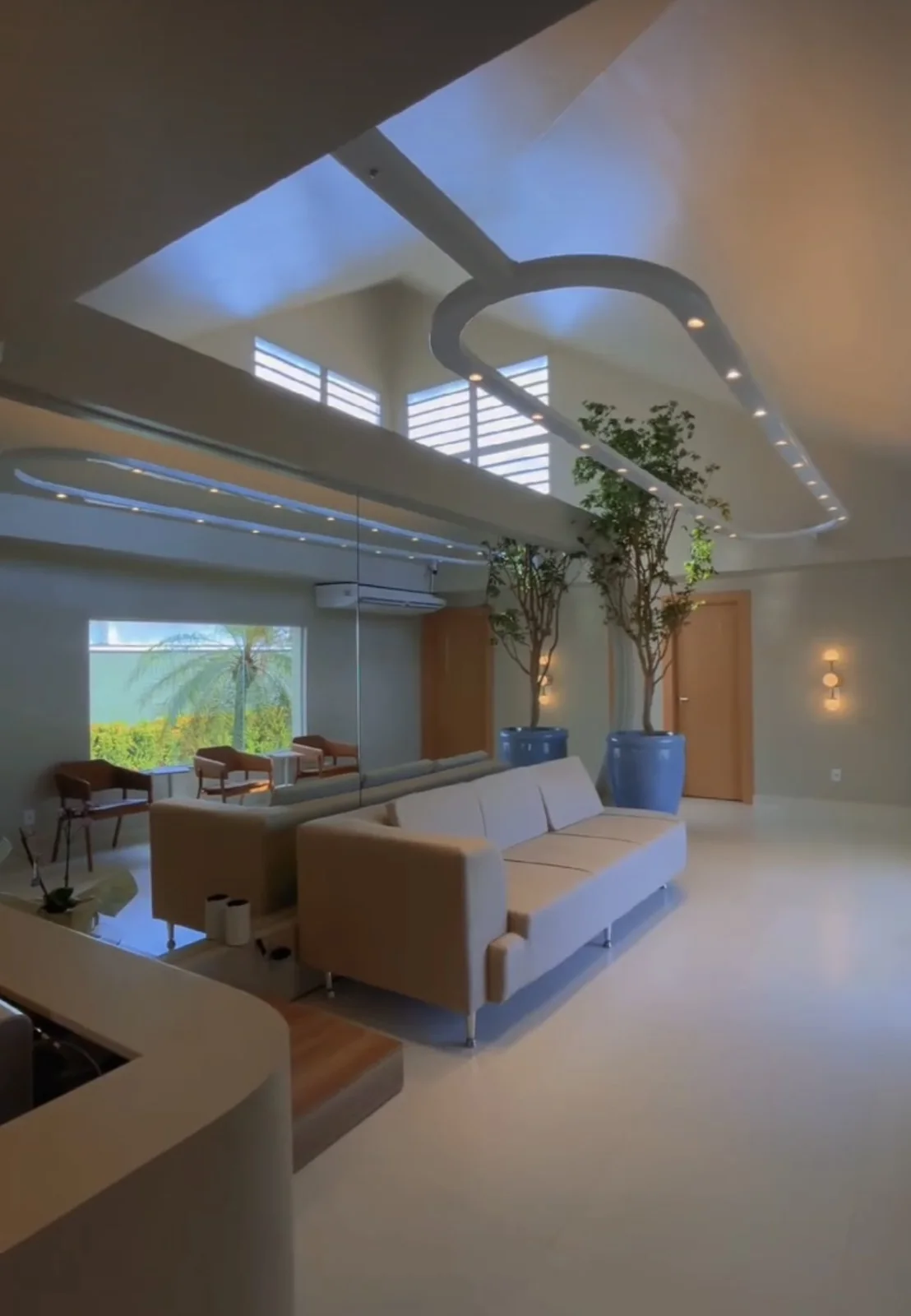 Sala de espera da Clínica Unna